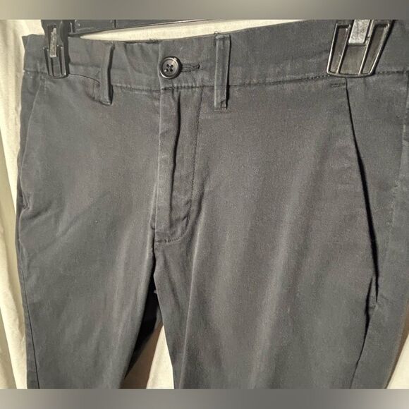 Goodfellow & Co Wrinkle Resist Added Stretch Black Slim Mens Pants Size 29 x 30 - Picture 2 of 5